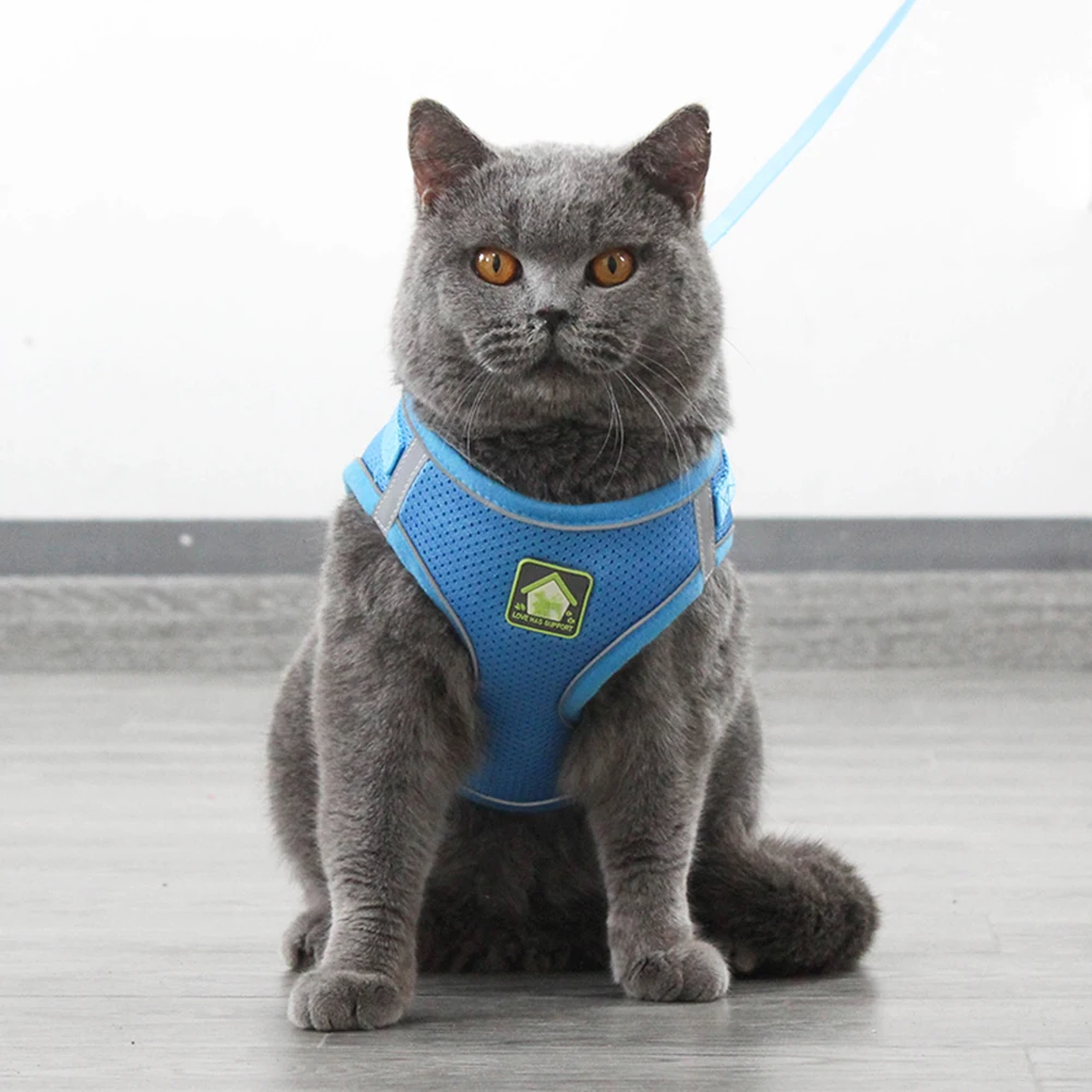 

Reflective Dog Harness Cooling Vest Chest Protector Breathable Adjustable Pet Strap