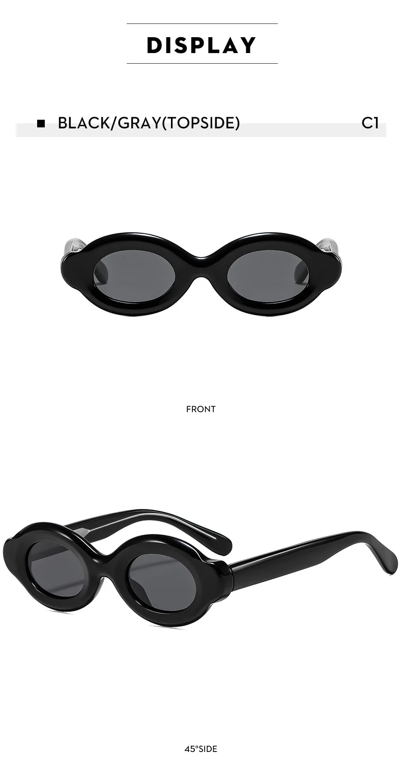Modische Damen Polarisierte Sonnenbrille Ovale Kleine Markante Rahmen TAC Hochklare Fahrbrille CP Edelstahlkern Marken-Sonnenbrillen – Detail 11