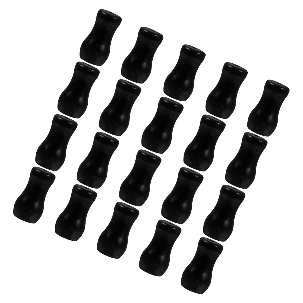 

20Pcs Black Blind Pull Cord Tassels Sturdy Cord Holder Drops for Roller Vertical Window Blinds Decoration Accessories