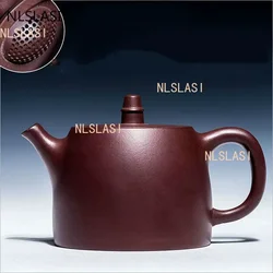 Yixing Tea Pot Water Hand Drawn Horse Illustration Purple Clay Xishi Teapot Ore Beauty Kettle Master Handmade Teaware 450ml