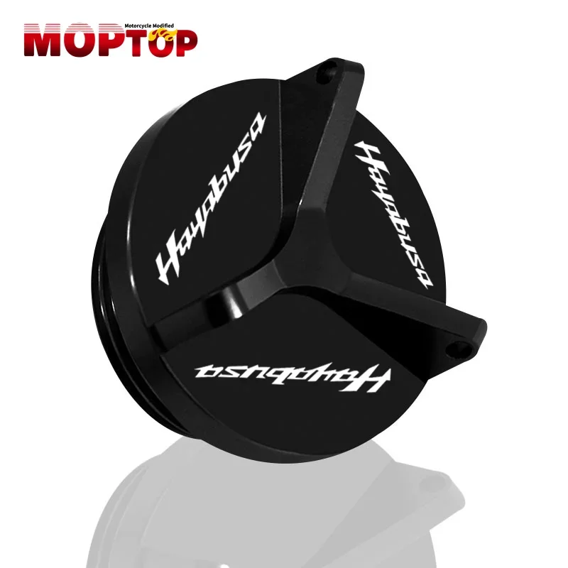 جديد هايابوسا دراجة نارية اكسسوارات غطاء توصيل المحرك الترباس غطاء فتحة تعبئة الزيت ل هايابوسا 1999-2022 M20 * 1.5 غطاء مرشح زيت المحرك #4