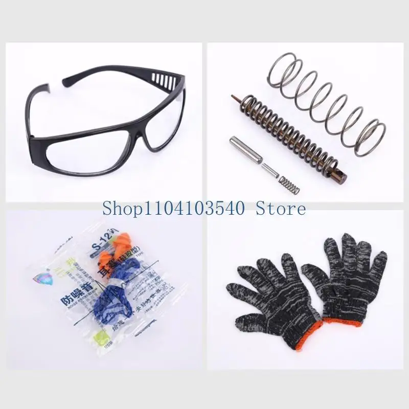 02dc mini porta portatile potente elaborazione che tira pistole per unghie in cemento rivet in acciaio