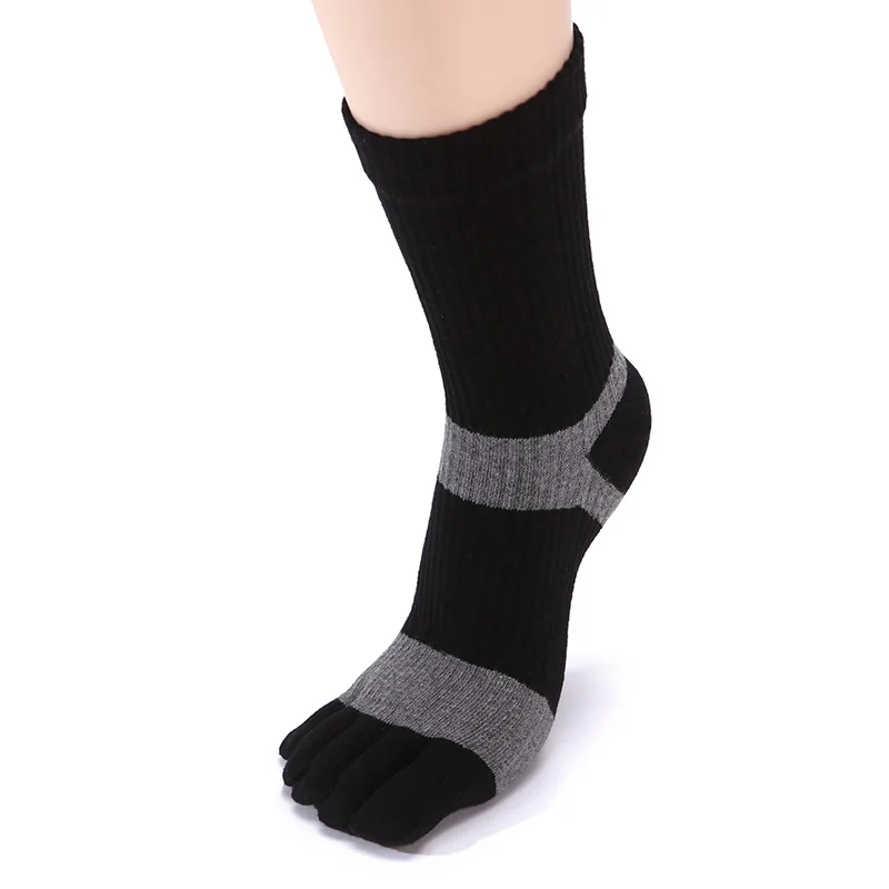 5 Pairs Men Five Fingers Socks Long Combed Cotton Colorful Good Quality Compression Sock 5 Finger Socks Calcetine