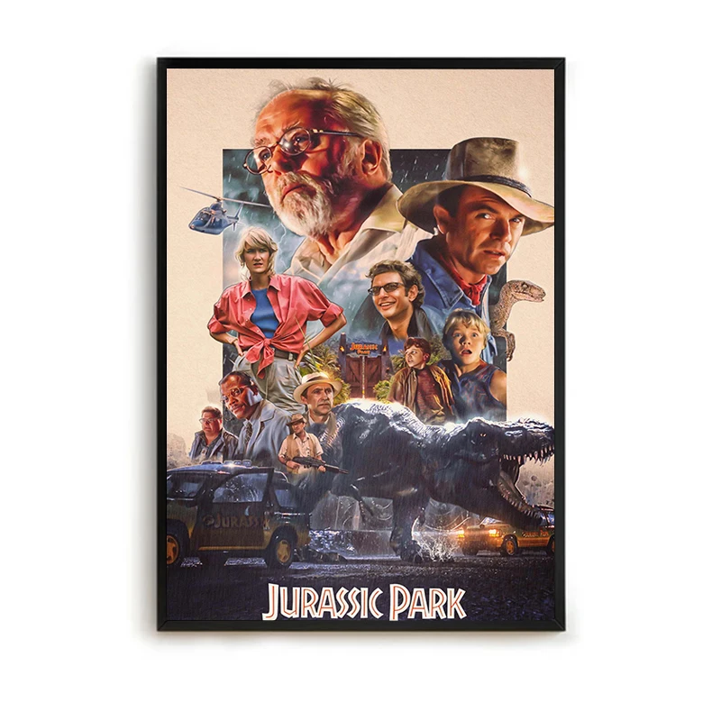 Room Decoration Home Decor Dinosaur World Posters for Wall Art Canvas Painting Movie J-Jurassic P-Park Interior Paintings decor