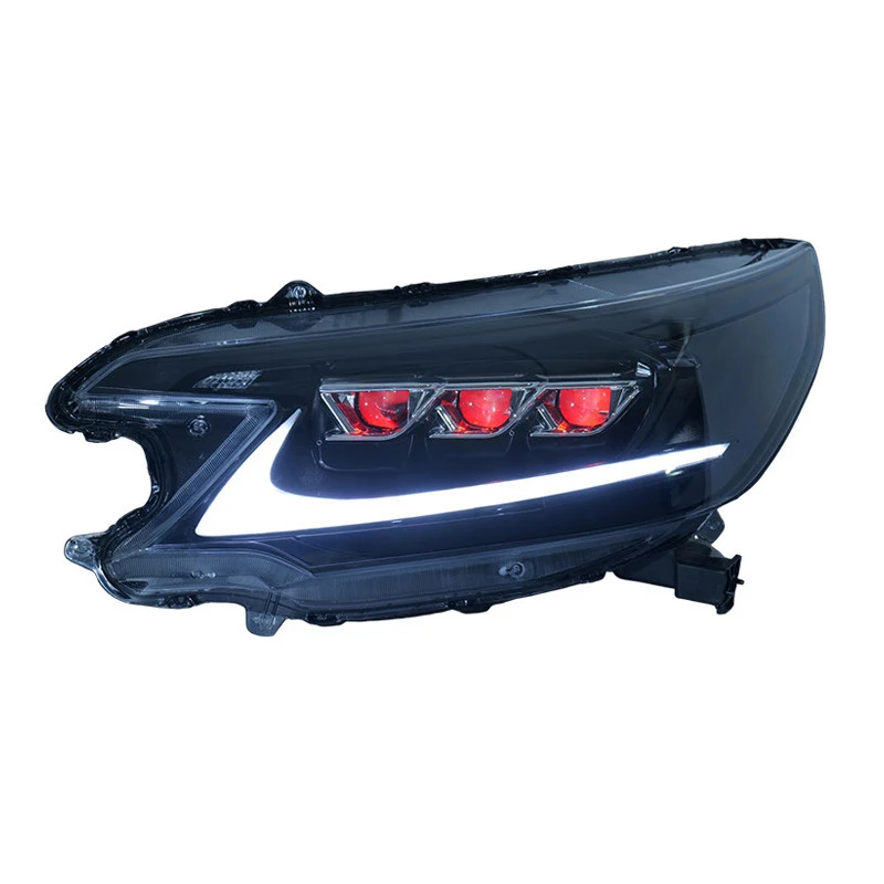 Car Lights For Honda CRV 2012 2013 2014 Headlights Upgrade DRL Angel Eyes Design LED DRL Bulbs Automotive Front Lamp Accessories