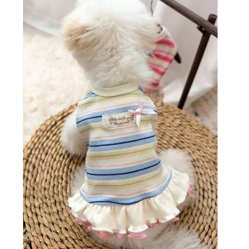 Vestido con capucha para perros pequeños y medianos – Ropa de verano - imagen 3