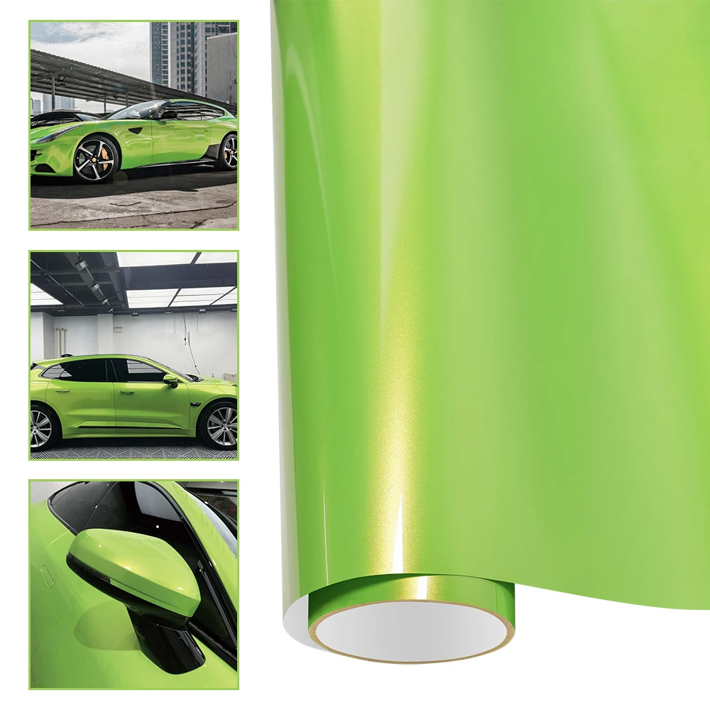 

Magic Green Vinyl Wrap Car Body Decal Sticker Custom Tuning Auto Color Change Wrapping Kits Various Sizes Available Accessories