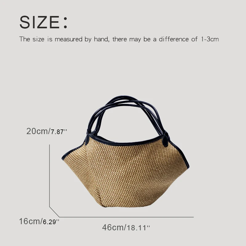 England Style Bucket Straw Bags For Women Luxury Designer Handbag And Purse 2024 New In Papyrus Woven With Inner Pocket Shoulder