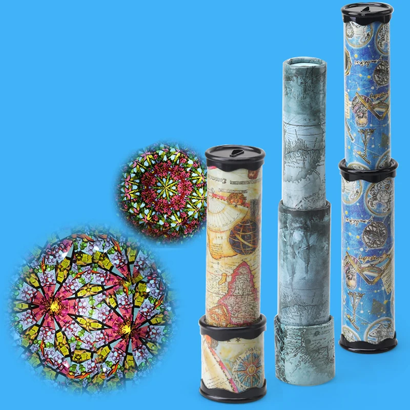 Kalejdoskop Magiczny Kalejdoskop Zabawki Kolorowy Kalejdoskop Edukacyjny dla Dzieci Magiczny Kalejdoskop