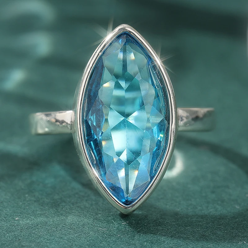 Eleganter Zirkonia-Ring für Damen – perfekt für den täglichen Gebrauch, Geburtstag, Hochzeitstag, Geschenk