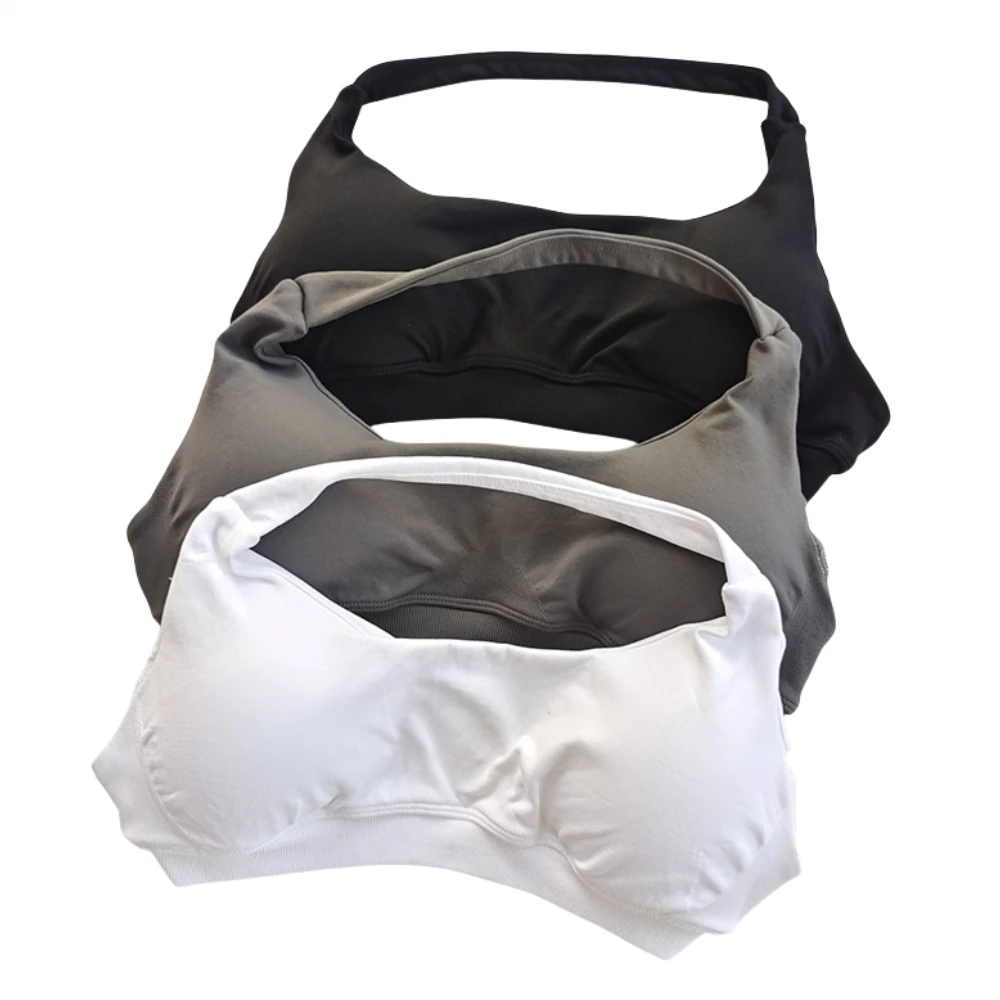 

Yoga Bra Backless Candy Solid Color Women's Fitness Strap Padded Yoga Cycling Bra Supported Gym Top Comfortable Dynamic Bra