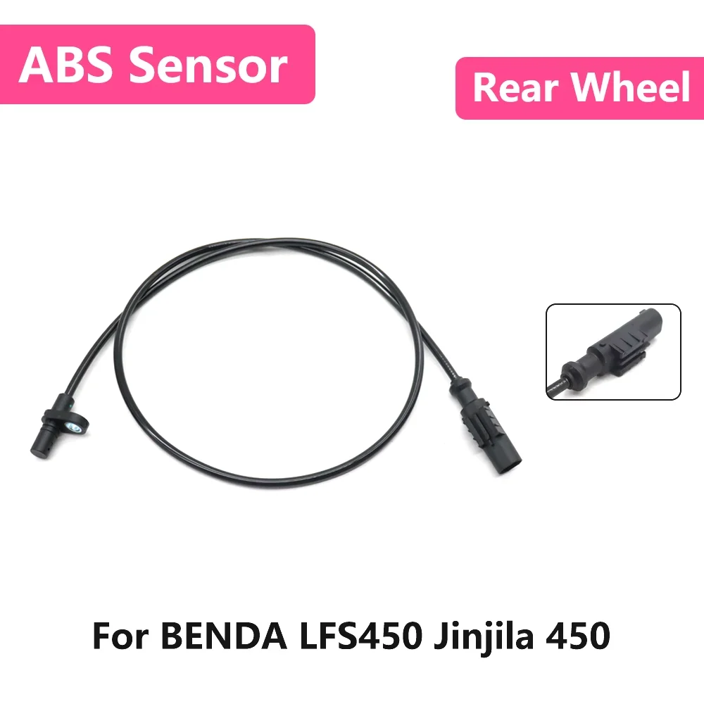 

For BENDA LFS450 Jinjila 450 Motorcycle Rear Wheel Signal ABS Wheel Speed Sensor Wire Silicone Accessories