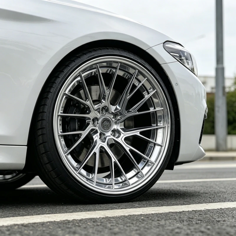 Bku Forged 3 Piece Wheels 5x120 for BMW E30 M3 E60 535I E24 M6 E36 Z3M F82 E28 E46 F82 M4 16 17 18 Inch Custom Alloy Car Rims