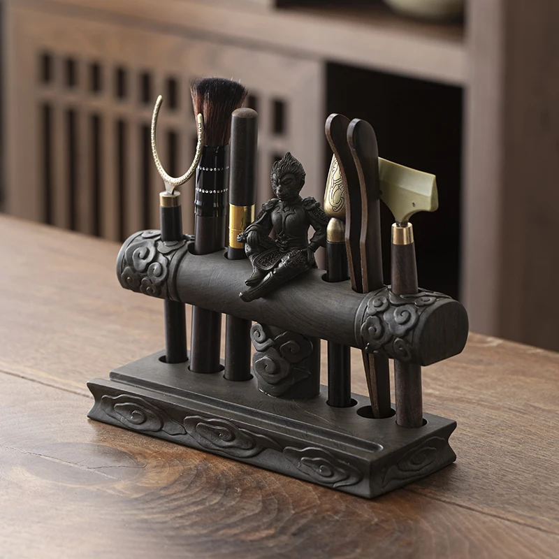 

Tea Ceremony Six Gentlemen Set Creative Storage Rack Kung Fu Tea Set Accessories Supplies Tea Brewing Tools