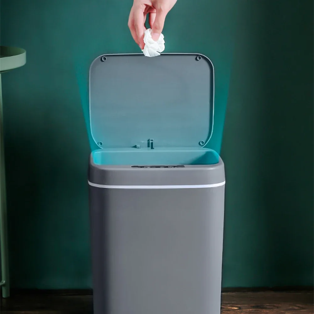 

Eco-friend Smart Trash Cans Intelligent Waste Bin Automatic Touchless Bucket Dustbin Infrared Motion Sensor Garbage Trash Bin