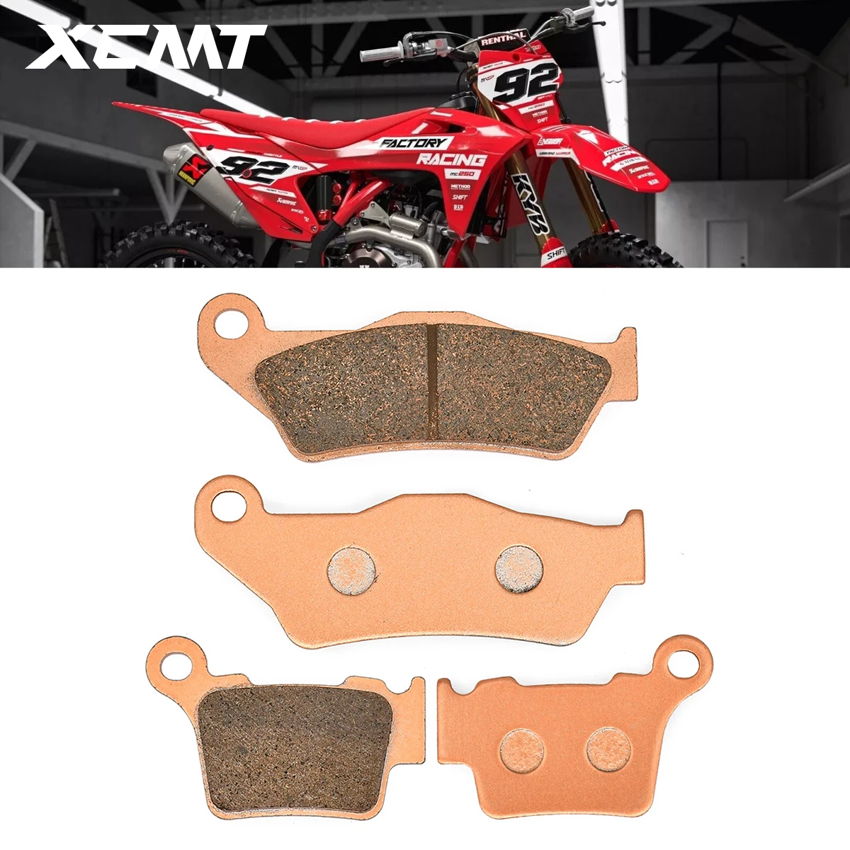 

For GASGAS Gas Gas EC MC 125 250 300 250F 350F 450F EC250 EC300 MC85 MC125 MC250 EC250F MC450F Motorcycle Front Rear Brake Pads
