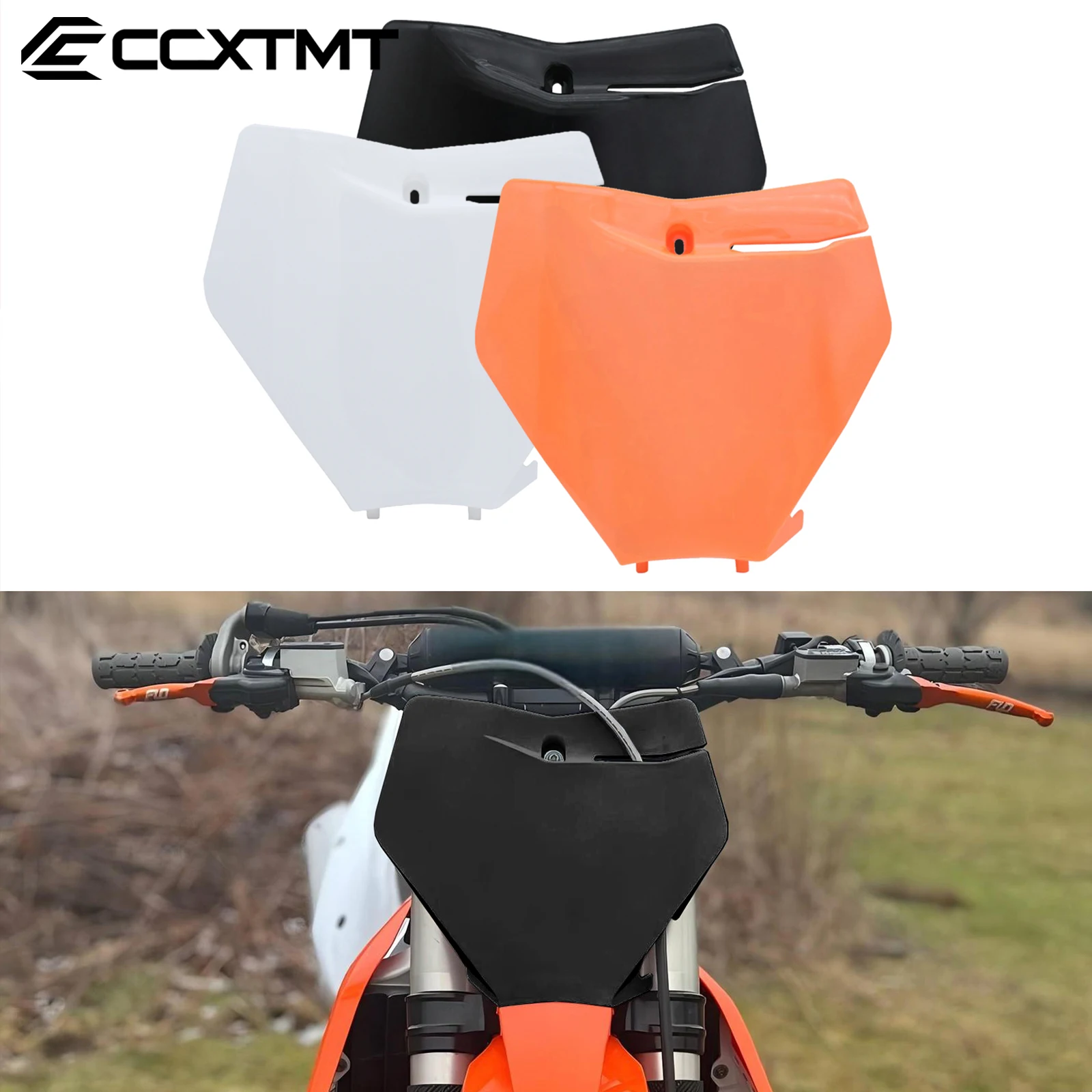 Para-choque dianteiro de registro de placa de identificação de motocicleta para KTM EXC EXCF SX SXF XC XCF XCW XCFW 150 250 300 350 450 500 2017-2021 2022
