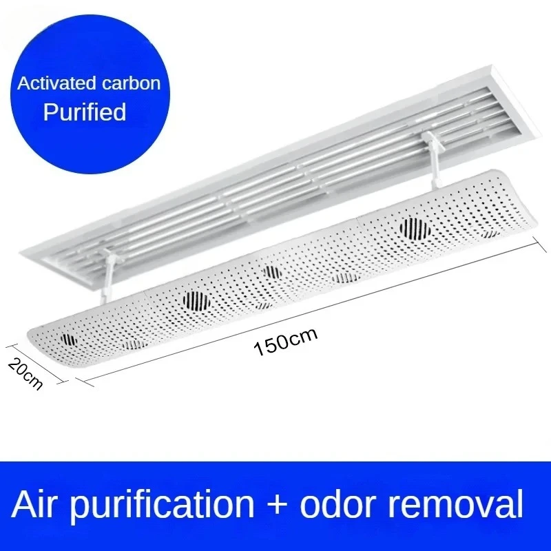 Central Air Conditioning Windshield Duct Type Air Conditioner Outlet Baffle Office Ceiling Anti-Direct Blowing Wind Deflector