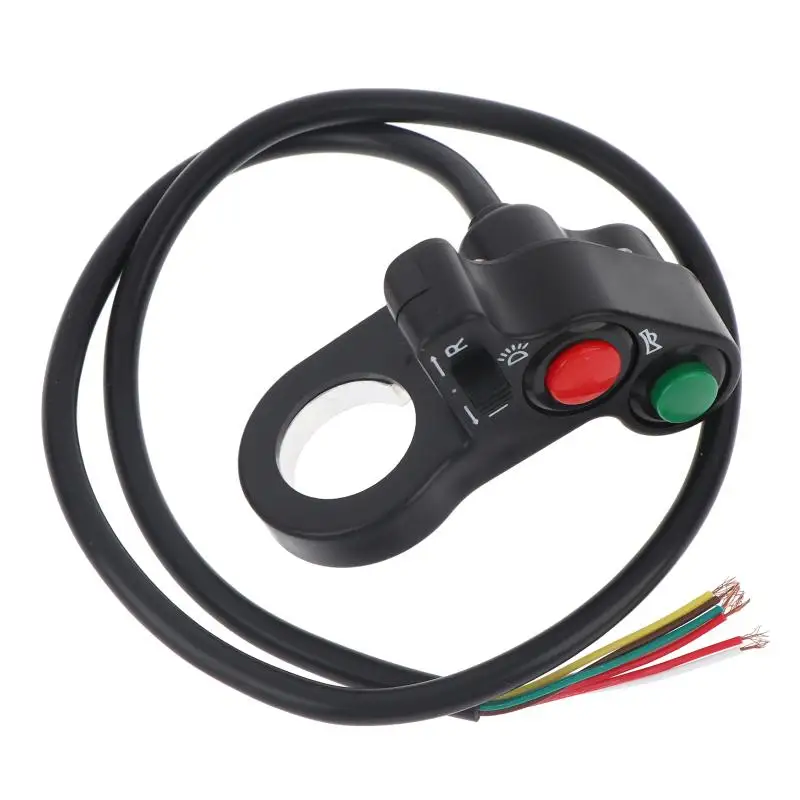 Scooter 7 8 Inch Handlebar Horn Turn Signal Light Switch Universal Fit for Motorcycles Easy Installation for Daily Use