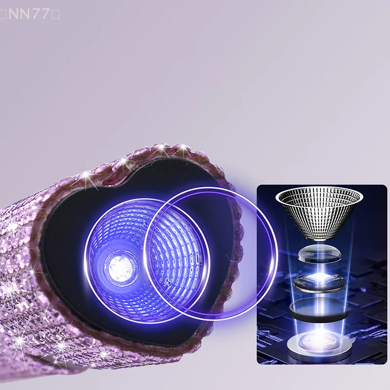 มือถือ UV Light MINI เล็บสําหรับเจลเล็บ 3W แบบพกพา LED โคมไฟเล็บไร้สายชาร์จ USB เครื่องเป่าเล็บ