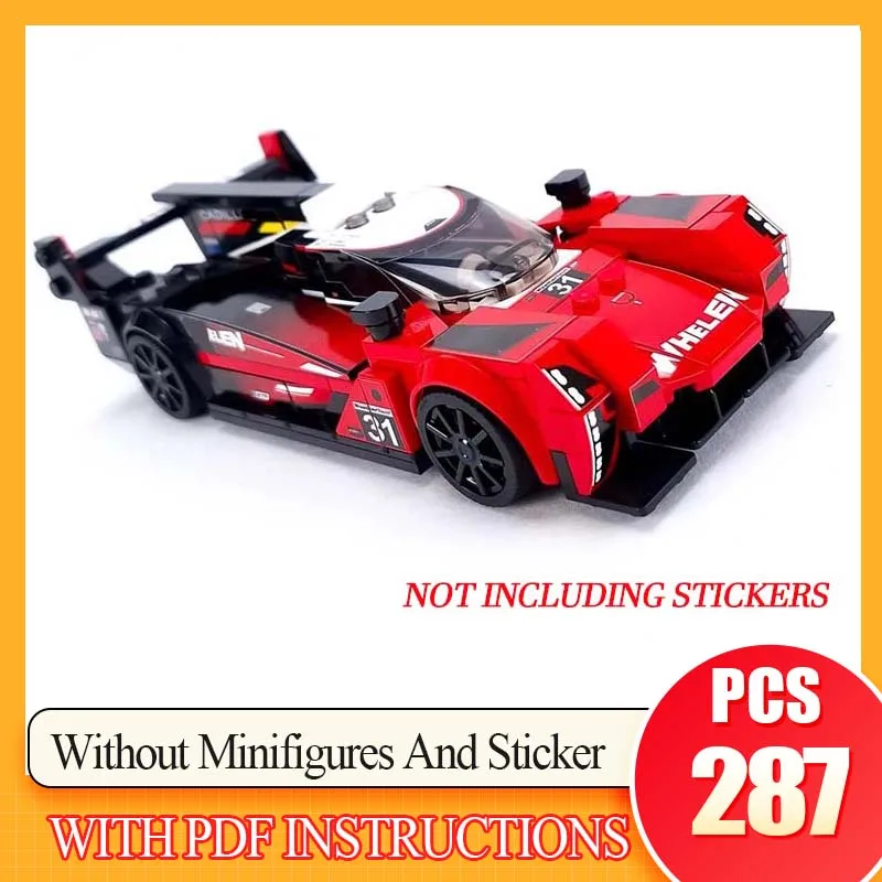 

Gifts Holiday Assemble Children Toys Suit City Car Speed Championer Model MOC Building Bricks V Sportscar Modular Technology