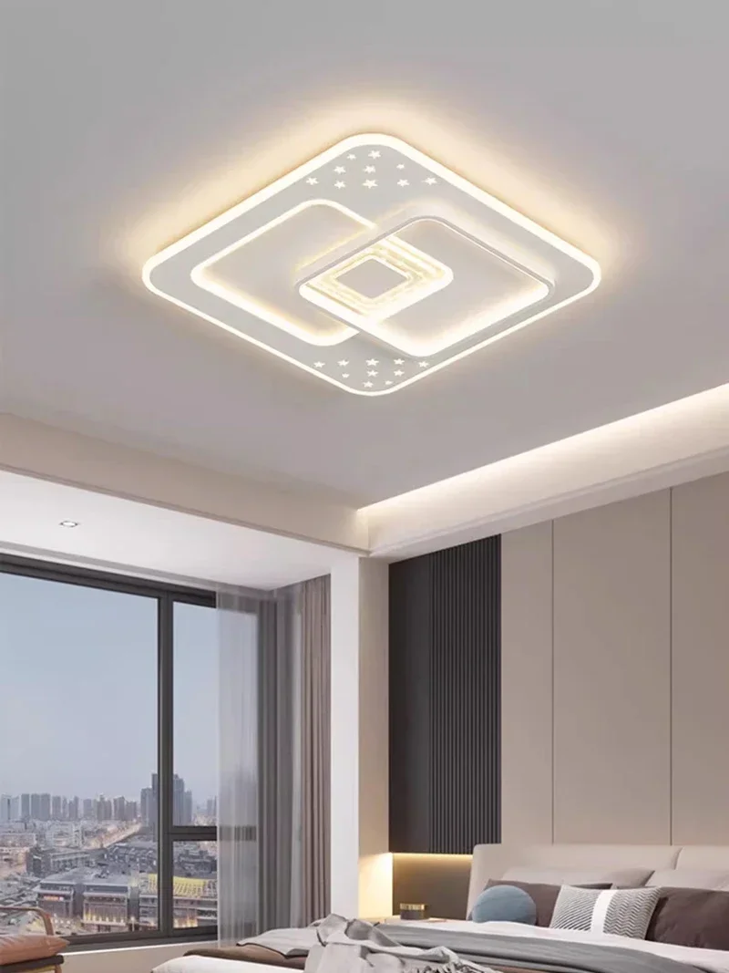 Dimming Ceiling Light Modern Nordic Starry Sky Ceiling Lamp Indoor Lighting Room Decor For Living Room Bedroom Light Fixture