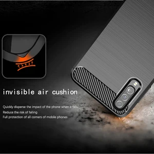 Kohlefasergehäuse für Samsung Galaxy A10 A10E A10S A20 A20E A30 A40 A50 A60 A70 A80 A80 A90 Soft Silicon Shock Phone Deckung 10 Hauptverkaufsbatterie Samsung A40 - №2