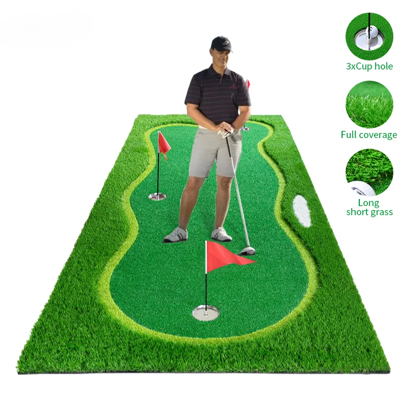 

Golf Simulator Putting Green Practice Golf Putting Green With Cup And Slope