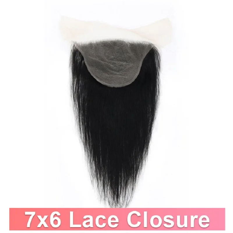 

7x6 6x4 SKINLIKE Кружево Невидимое Кристаллическое Кружево Предварительно Сорванное с Детскими Волосами Прямая Кружевная Застежка 100% Человеческие Волосы Кружева Фронтальная 13x4