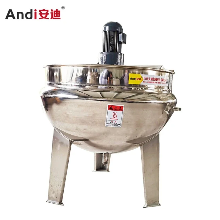 Electric,Gas,Steam Heat Mushroom Sauce Chicken Cooking With Tilting Or Vertical Sauce Stirring Cooking Pot