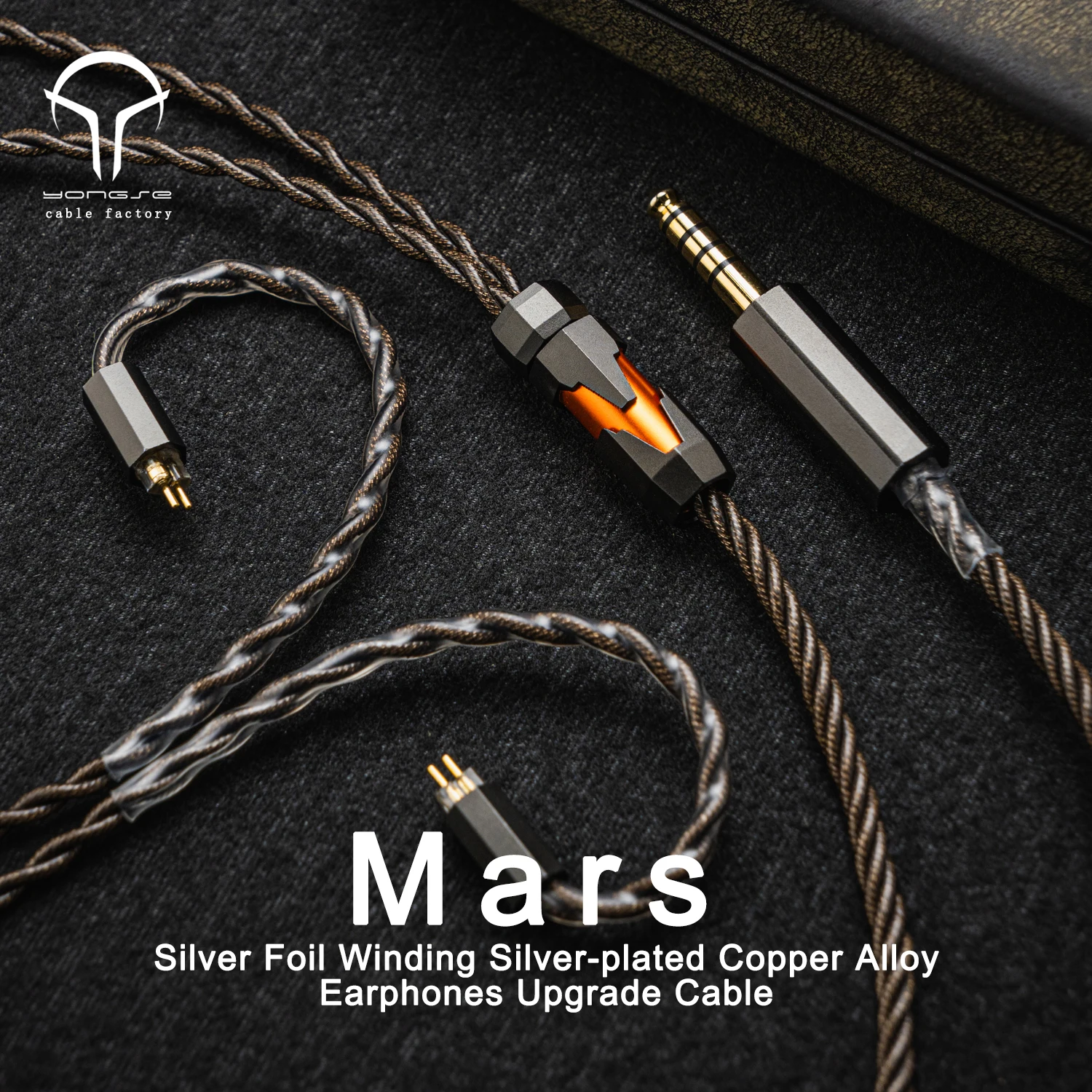 Angelears x Yongse Mars auriculares de aleación de cobre chapados en plata, Cable de actualización, bobina de lámina plateada, Brave Aria Blessing, nuevo