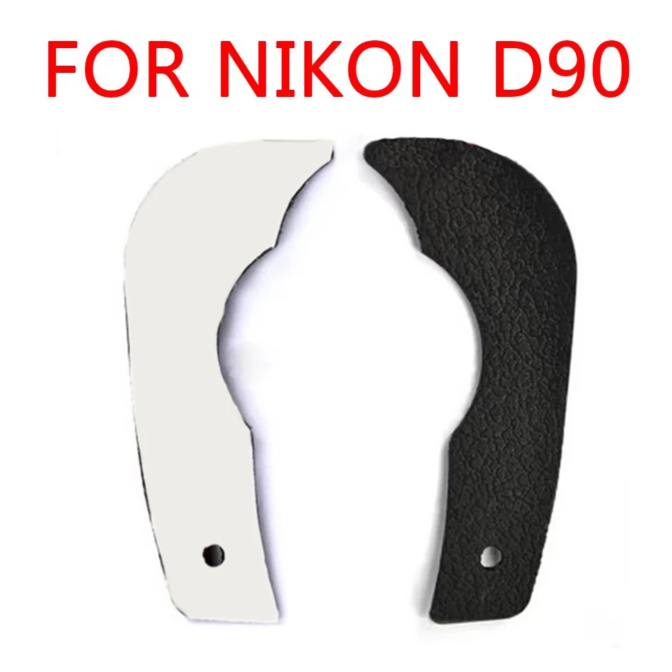 Superior quality  New Rear grip rubber Repair unit part With  glue For Nikon D90 DSLR CAMERA ;Camera Repair parts