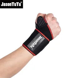 JASONTUTU 1PCS Wristbands Wrist Support Bracer Gym Sports Wristband Carpal Protector Breathable Injury Wrap Band Strap Safety