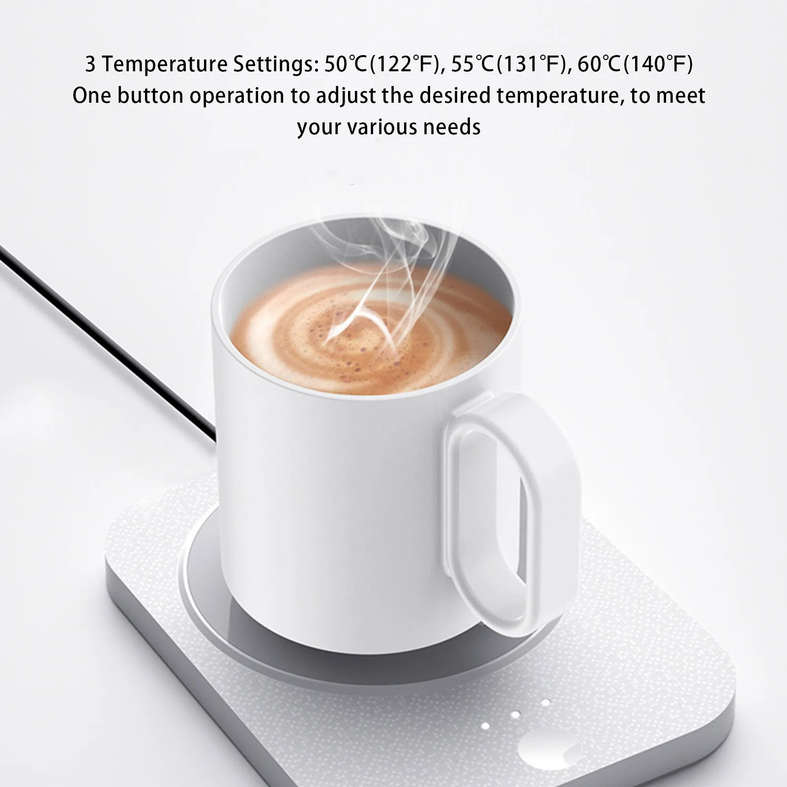 음료 보온기 인텔리전트 55 ℃   데스크 9V용 일정한 따뜻한 USB 전원 공급 장치 커피 머그 전기 워머