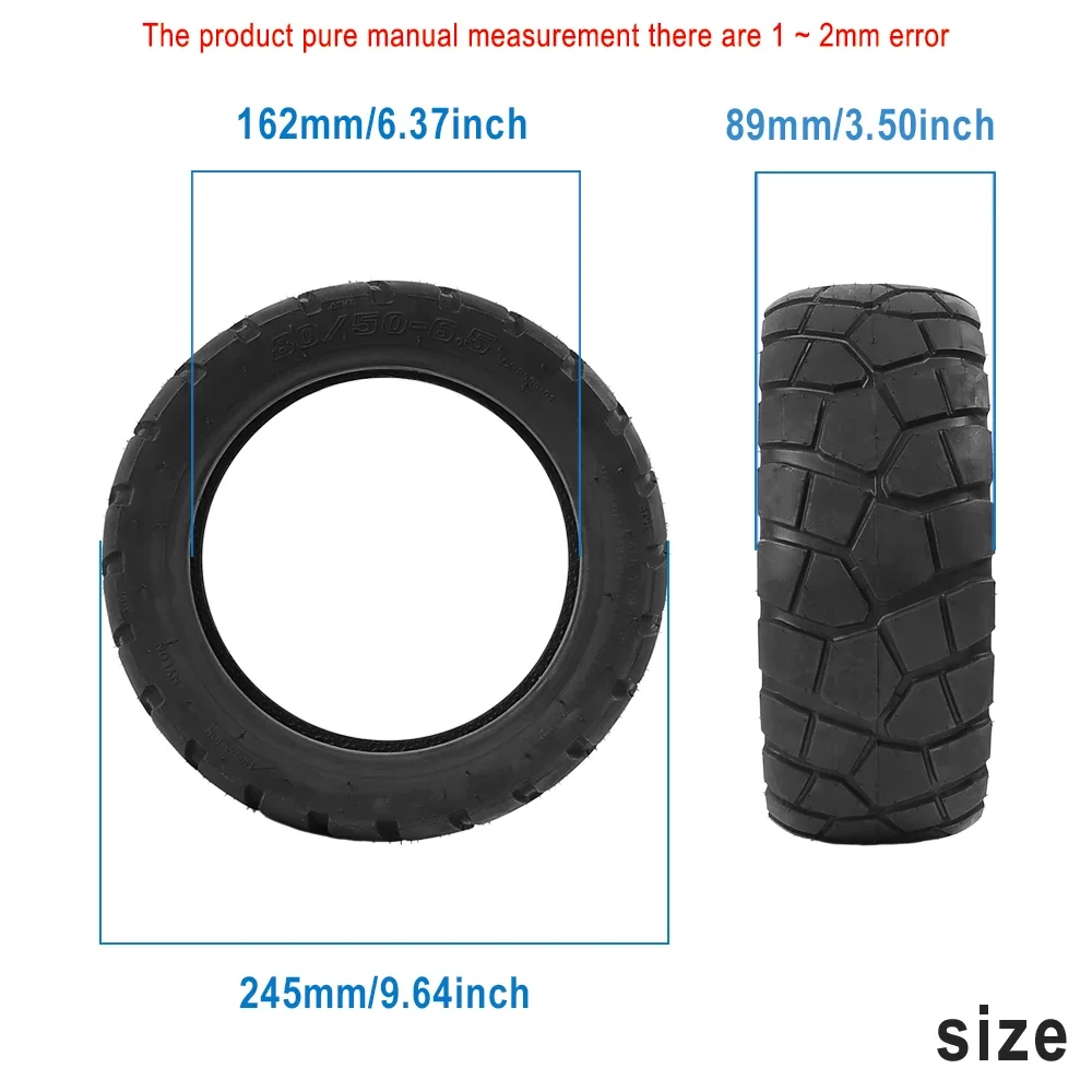 Für Kukirin T3 Elektroroller 80/50-6.5 schlauchloser Reifen für AUSOM DT2 PRO L2 L2MAX für Kugoo F3 PRO MAX F3PLUS Vakuumreifen-Ersatzteile – Detail 1