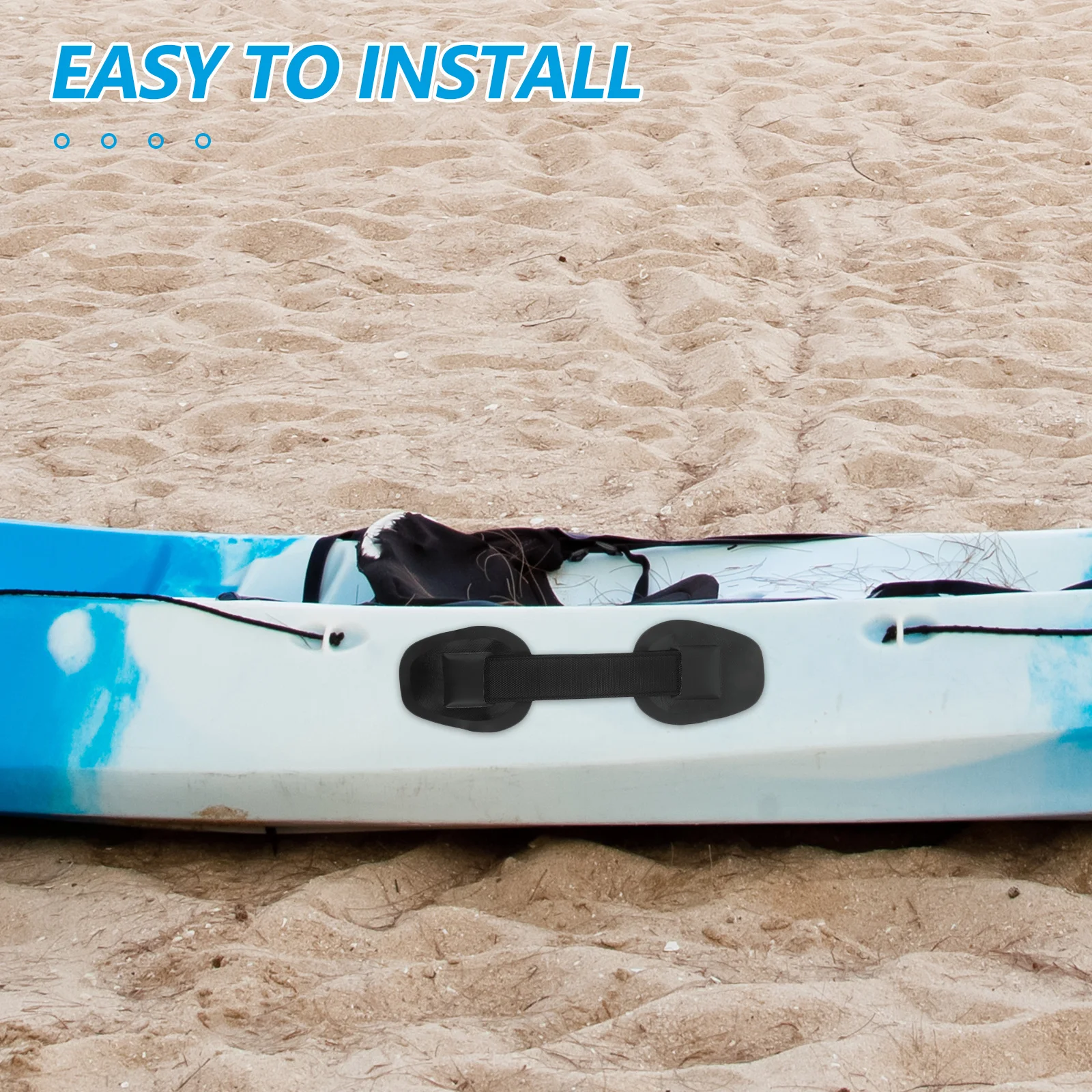 

2Pcs Kayak Handle Replacement Ergonomic PVC Non-Slip Grip Paddle Board Boat Side Carry Handle Sup Inflatable Canoe Accessory