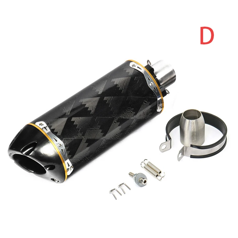 

51mm Universal Motorcycle Exhaust Stainless Steel Muffler Stylish Cylinder Design Easy Installation for KTM DUKE250 650 790