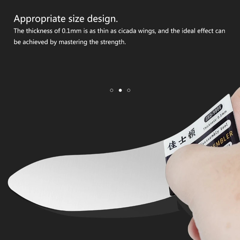 Curved LCD Screen Spudger Universal Cellphone Opening Pry Card Tools Thin Flexible Disassembling Card Opening Tool