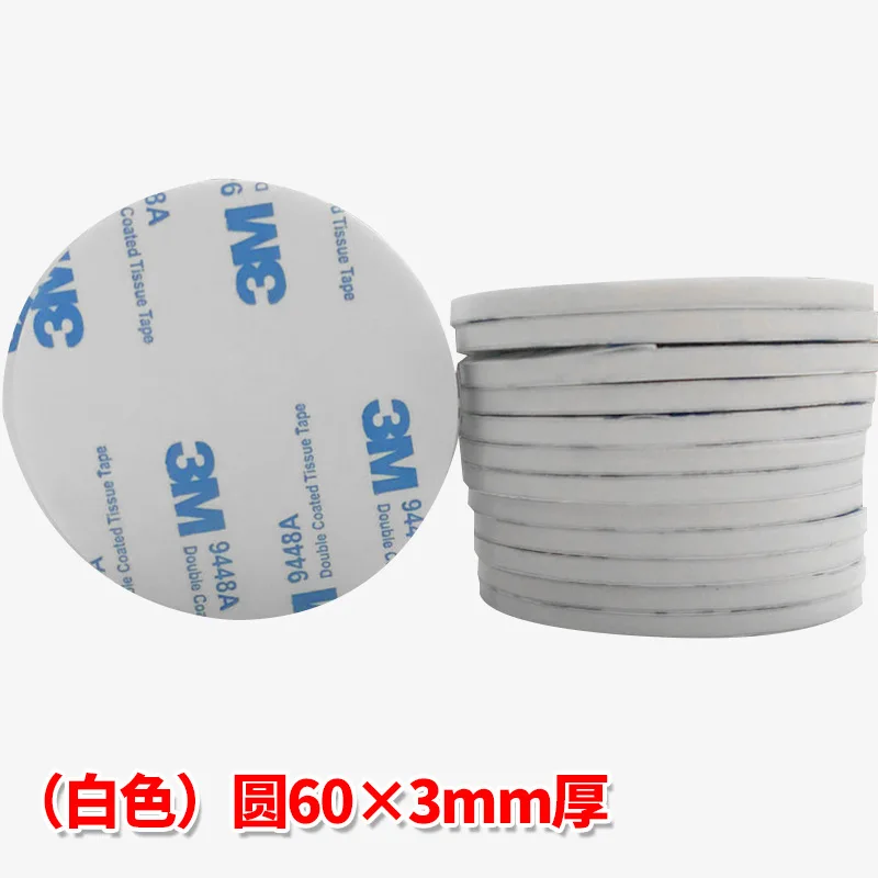 30/10PCS 3M 9448A Double-Sided Foam Tape High-Viscosity Die-Cut Hook Car Decoration Strong Thick Eva Adhesive