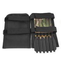 600D Nylon Waterproof Single/Double layers 6/12pcs Short Arrows Storage Bag Crossbow Bolts Holder quiver Archery accessory