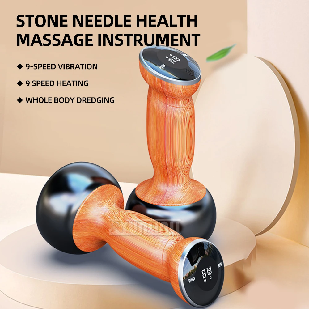 

Portable Rechargeable Bianstone Warm Moxibustion Gua Sha Massage Tool Home Hot Compress Therapy Third Generation