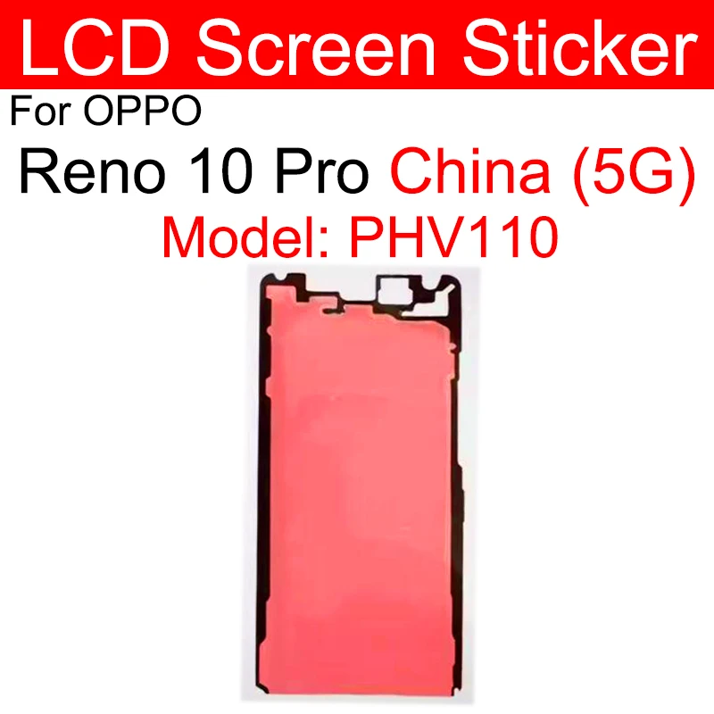 For OPPO Reno 3 4 5 6 7 9 10 11 12 Pro 5G LCD Screen Adhesive Sticker LCD Screen Sticker Parts