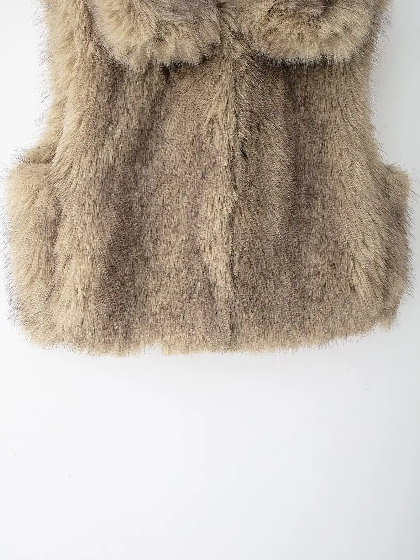 النساء الشتاء لينة الفراء سترة رقيق الدافئة معطف الفرو الاصطناعي أكمام بدوره إلى أسفل طوق معطف النمط الأوروبي شيك سترة أنيقة تحمل شعار لعبة البيسبول #5