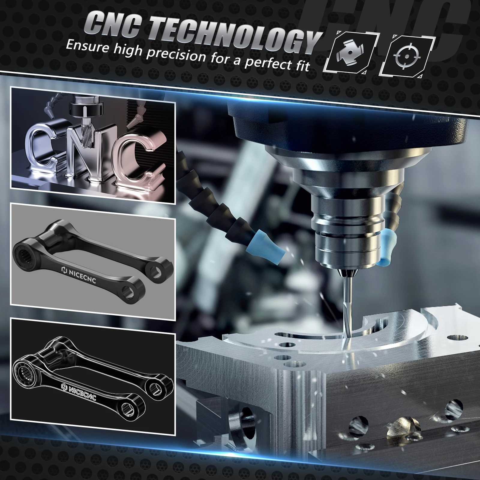 For Yamaha 2016-2024 WR250F WR450F 1.25″ Lowering Link Kit YZ250F 2014-2024 YZ450F 2009-2024 YZ250FX 2020-2023 YZ450FX 2019-2024