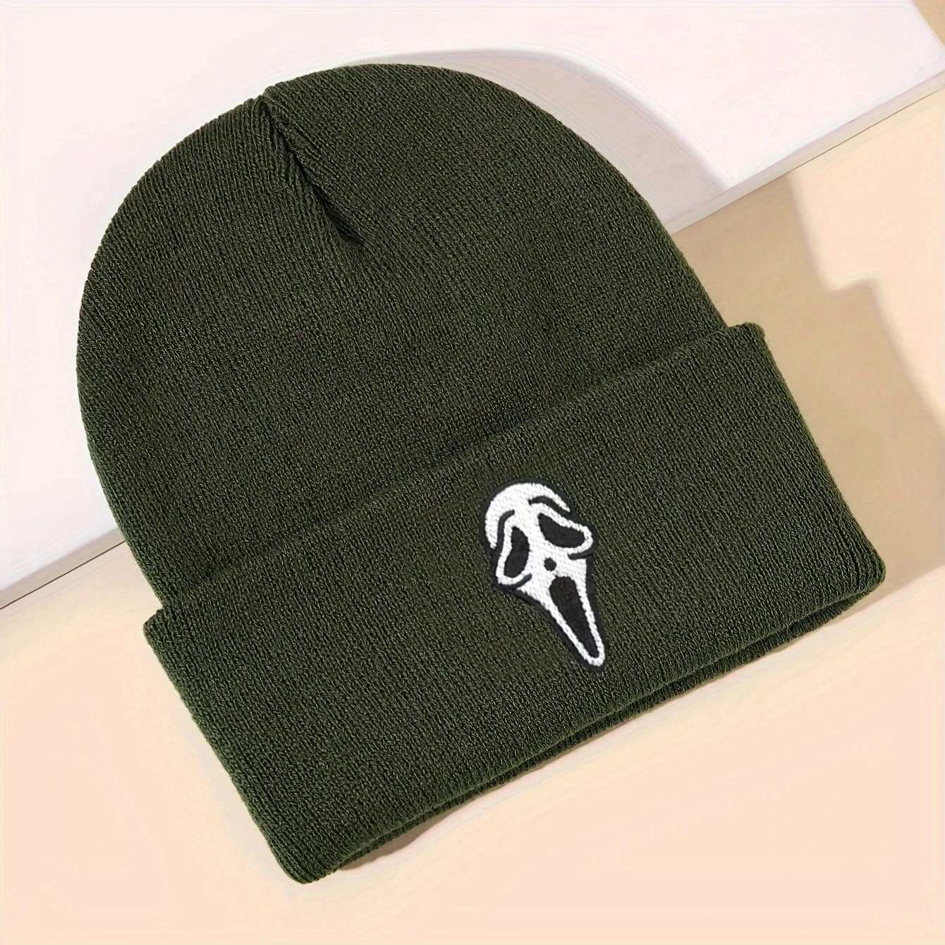 Ski caps for men and women Y2K long-mouthed skull knit hat outdoor cold casual winter warm cold hat suitable for daily commuting