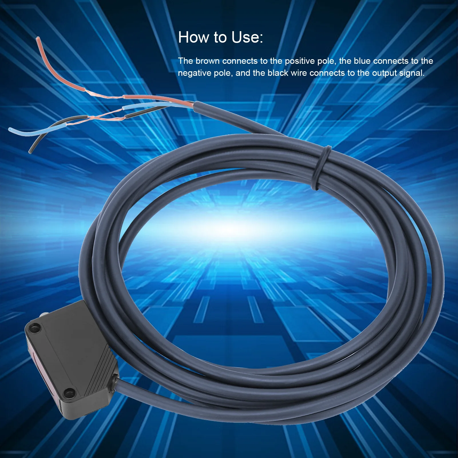 

BERM Infrared Photoelectric Switch Square ThroughBeam Sensors with Cable DC 1224V(E3Z-D81 )