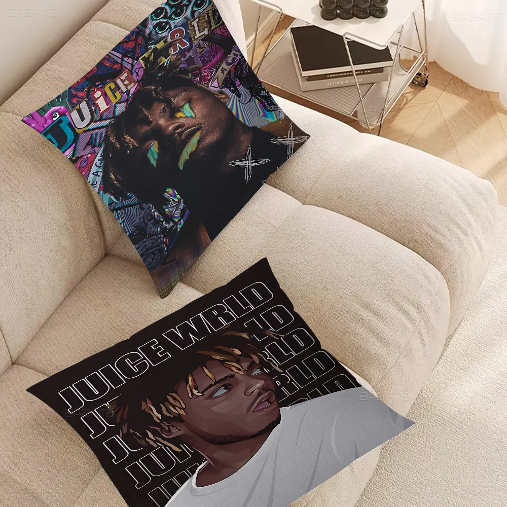 

Juice Wrld Pillow Gifts Home Office Furnishings Bedroom Sofa Car Cushion Cover Case 45x45cm