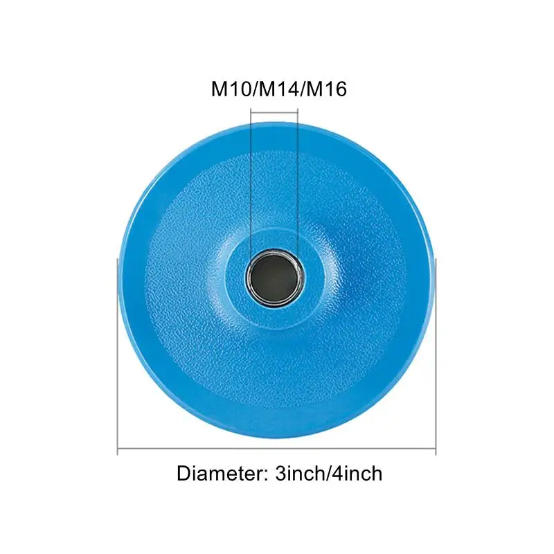 1pc 3/4inch Sanding Disc Backing Pad M10/M14/M16 Thread Sandpaper Self-adhesive Hook-Loop Plate Abrasive Disks For Power Sanders