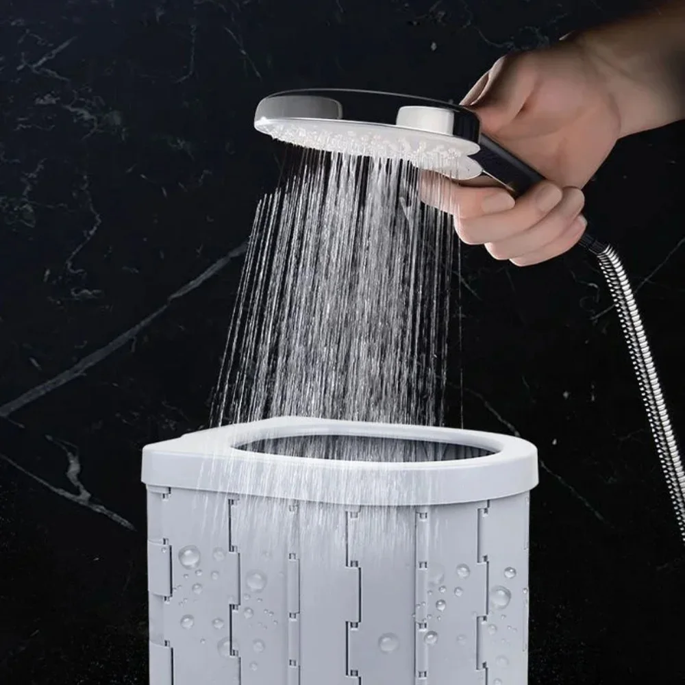 

Portable Folding Toilet Portable Toilet Camping Toilet Camping, Hiking, And Long-distance Travel Bucket-style Seat Trash Can