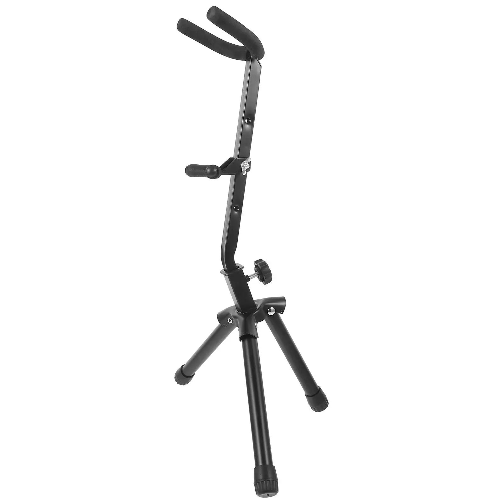 

Saxophone Stand Holder Rack Alto Tenor Musical Instrument Display Support Black